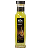 Idun Oljedressing er laget med extra virgin olivenolje blandet med finhakkede urter. Prøv dem og få nye smaksopplevelser som løfter smaken på salaten!