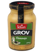 En grovere variant med en litt søt og rund smak. Passer like godt til kjøtt som på brødskiven!