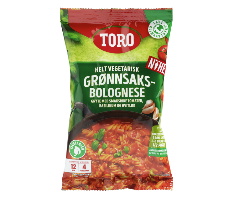 TORO Grønnsaksbolognese 211g | TORO