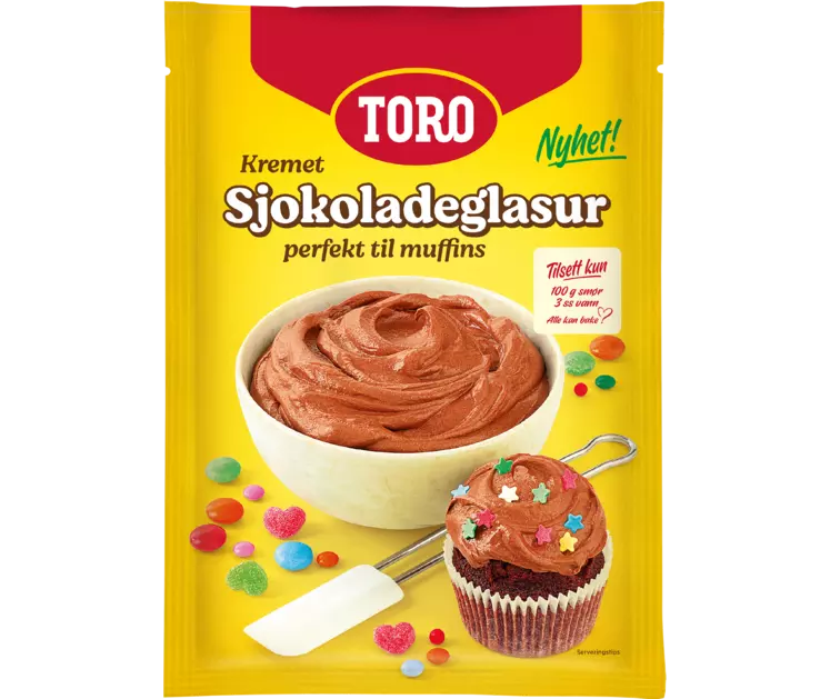 Kremet Sjokoladeglasur TORO